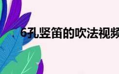 6孔竖笛的吹法视频（6孔竖笛的吹法）