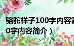 骆驼祥子100字内容简介第一章（骆驼祥子100字内容简介）