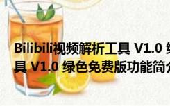 Bilibili视频解析工具 V1.0 绿色免费版（Bilibili视频解析工具 V1.0 绿色免费版功能简介）