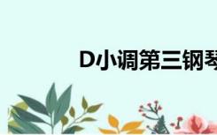 D小调第三钢琴协奏曲作品30