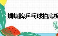蝴蝶牌乒乓球拍底板（蝴蝶牌乒乓球拍）