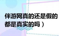 伴游网真的还是假的（伴游天下网里面的伴游都是真实的吗）