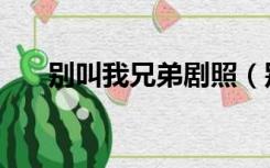 别叫我兄弟剧照（别叫我兄弟演员表）