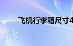 飞机行李箱尺寸40*60*100是多少