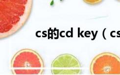cs的cd key（cs cd key是多少）