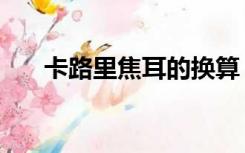 卡路里焦耳的换算（焦耳与大卡换算）