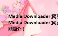 Media Downloader(网页视频嗅探插件) V0.02 绿色版（Media Downloader(网页视频嗅探插件) V0.02 绿色版功能简介）