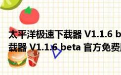 太平洋极速下载器 V1.1.6 beta 官方免费版（太平洋极速下载器 V1.1.6 beta 官方免费版功能简介）