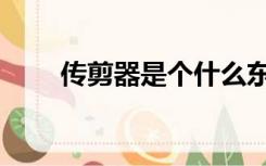 传剪器是个什么东西（传剪器图片）