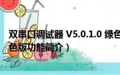 双串口调试器 V5.0.1.0 绿色版（双串口调试器 V5.0.1.0 绿色版功能简介）