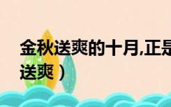 金秋送爽的十月,正是瓜果成熟和收获（金秋送爽）