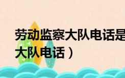 劳动监察大队电话是24小时的吗（劳动监察大队电话）