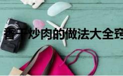 香干炒肉的做法大全窍门（香干炒肉的做法）