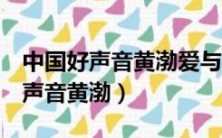 中国好声音黄渤爱与愁第3季第十期（中国好声音黄渤）