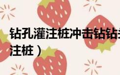 钻孔灌注桩冲击钻钻头（什么是冲击钻成孔灌注桩）