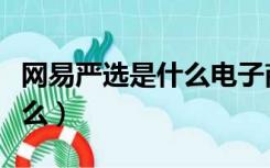 网易严选是什么电子商务模式（网易严选是什么）