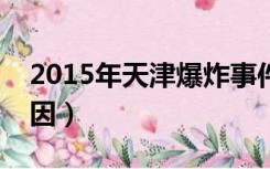 2015年天津爆炸事件原因（天津爆炸事件原因）
