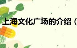 上海文化广场的介绍（上海文化广场座位图）