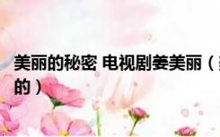 美丽的秘密 电视剧姜美丽（美丽的秘密姜美丽小时候是谁演的）