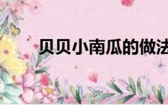 贝贝小南瓜的做法（小南瓜的做法）
