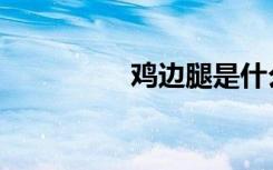 鸡边腿是什么（鸡边腿）