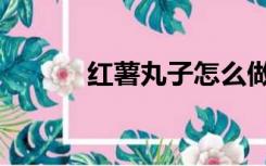 红薯丸子怎么做啊（红薯丸子）