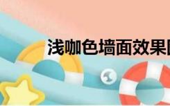 浅咖色墙面效果图（浅咖色墙面）