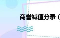 商誉减值分录（计提商誉减值）