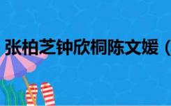 张柏芝钟欣桐陈文媛（张柏芝钟欣桐陈文媛）