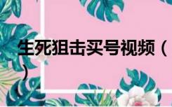生死狙击买号视频（生死狙击盗号教程7分钟）