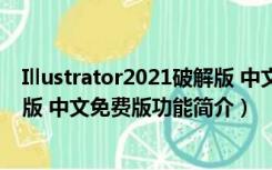 Illustrator2021破解版 中文免费版（Illustrator2021破解版 中文免费版功能简介）