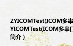 ZYICOMTest(ICOM多串口卡测试工具) V1.10 绿色版（ZYICOMTest(ICOM多串口卡测试工具) V1.10 绿色版功能简介）