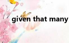 given that many people's moods