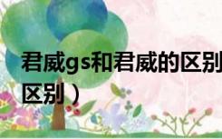君威gs和君威的区别2012（君威gs和君威的区别）