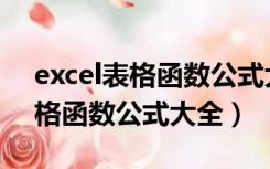 excel表格函数公式大全百度网盘（excel表格函数公式大全）