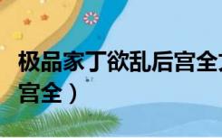 极品家丁欲乱后宫全文阅读（极品家丁欲乱后宫全）