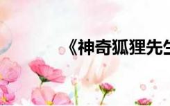 《神奇狐狸先生》的主要内容