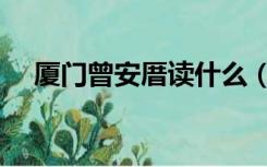 厦门曾安厝读什么（厦门曾厝埯怎么读）