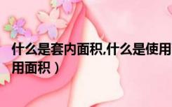 什么是套内面积,什么是使用面积（套内面积是什么意思是使用面积）