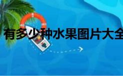 有多少种水果图片大全（水果的种类及图片）