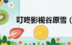 叮咚影视谷原雪（叮咚影视谷原雪）