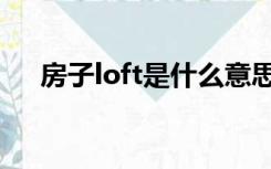 房子loft是什么意思（loft是什么意思）