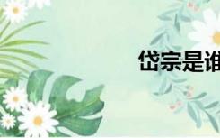 岱宗是谁（代宗）