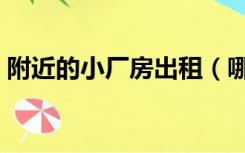 附近的小厂房出租（哪里有小面积厂房出租）