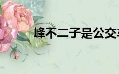 峰不二子是公交车吗（峰不二子）