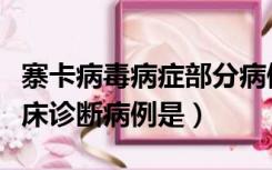 寨卡病毒病症部分病例可有（寨卡病毒病的临床诊断病例是）