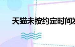 天猫未按约定时间发货赔付怎么操作的