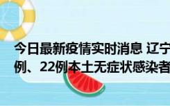 今日最新疫情实时消息 辽宁10月11日新增25例本土确诊病例、22例本土无症状感染者