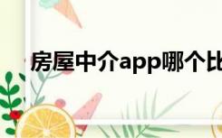 房屋中介app哪个比较可靠（房子中介）