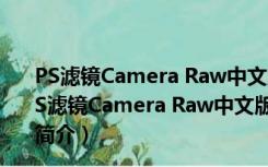 PS滤镜Camera Raw中文版 V14.2.0.1028 汉化免费版（PS滤镜Camera Raw中文版 V14.2.0.1028 汉化免费版功能简介）